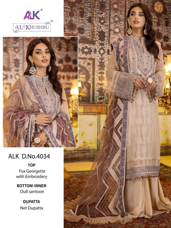 Alk Khushbu Adan Libas Vol 1 Embroidered Pakistani Suit Collection